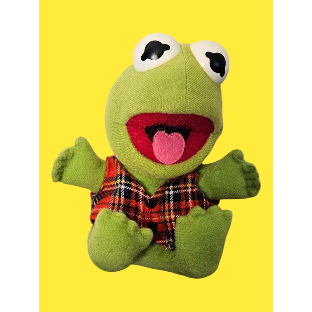 Kermit the Frog Plush Stuff Animal - 1987 -- ITEM #3543